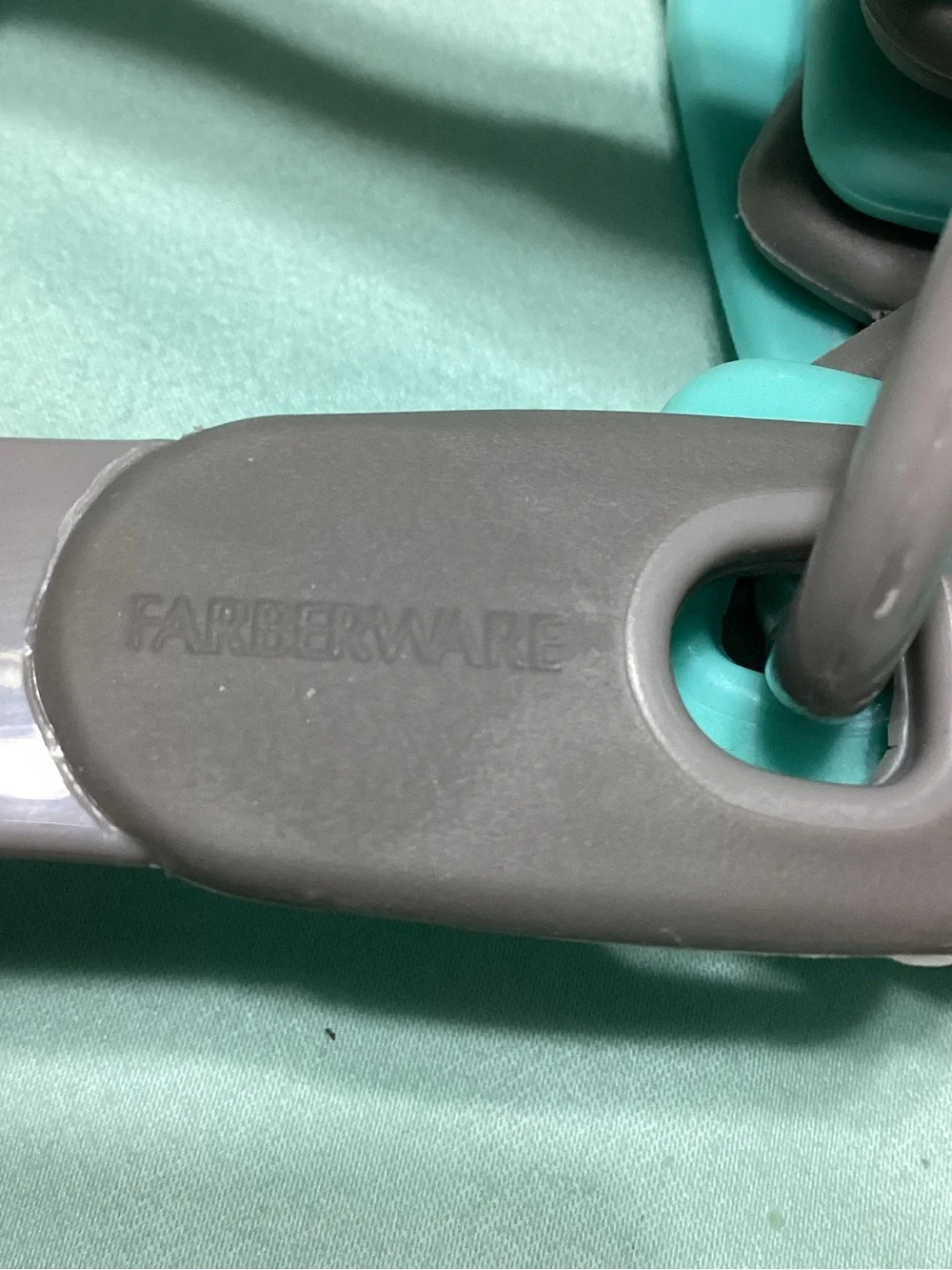 Farberwear Set of Gray & Blue Measuring Cups and Spoons